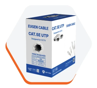 Dây mạng Cat5e Cu 0.4mm Chuyên dụng cho camera